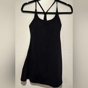 Athletic Black Dress with built in shorts and phone pocket